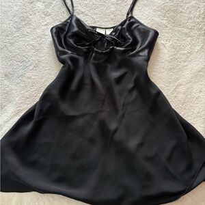 Gilligan & O'Malley Black Satin Lingerie